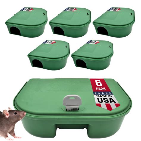 exterminator metal box|exterminators choice rat box.